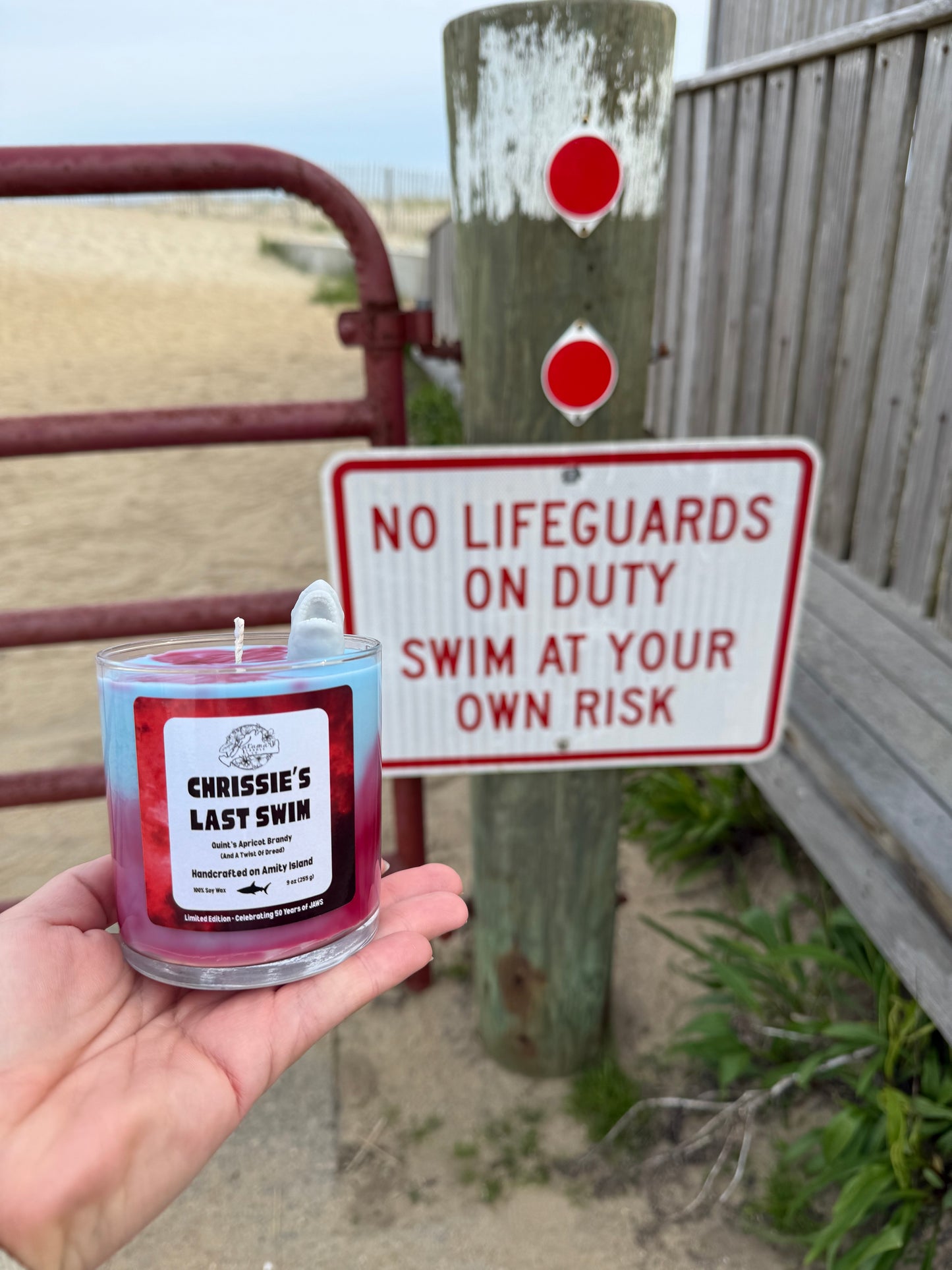 Chrissie's Last Swim - JAWS Inspired Candle