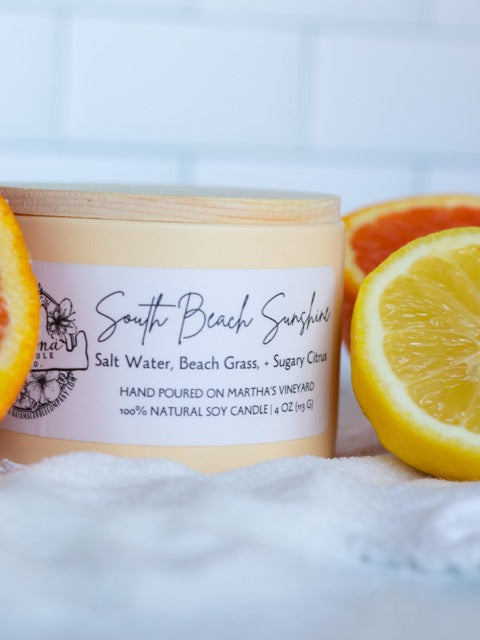 South Beach Sunshine Soy Candle (4oz)