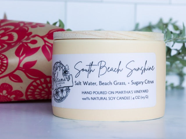 South Beach Sunshine Soy Candle (4oz)