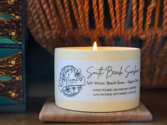 South Beach Sunshine Soy Candle (4oz)