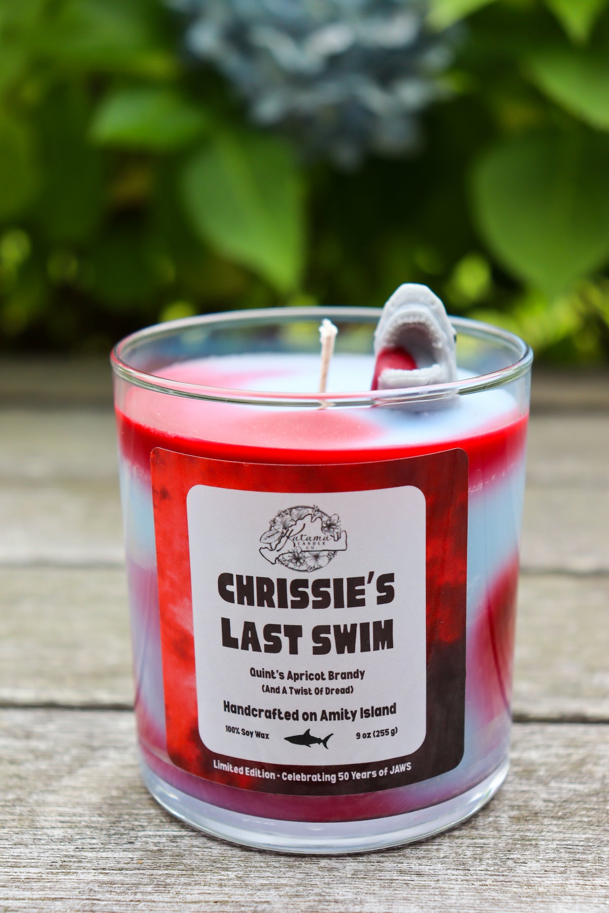 Chrissie's Last Swim - Jaws-inspired Candle