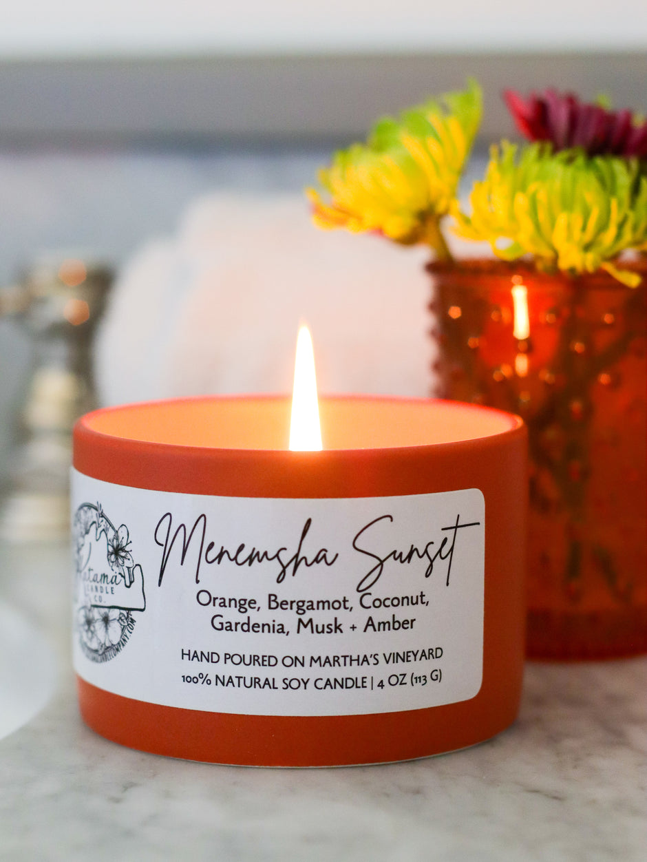 Martha's Vineyard Candles | Katama Candle Company | Menemsha Sunset | Soy Candle