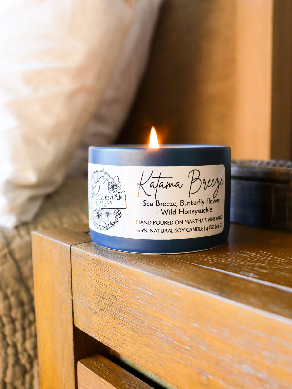 Martha's Vineyard Candles | Katama Candle Company | Katama Edgartown | Honeysuckle Soy Candle